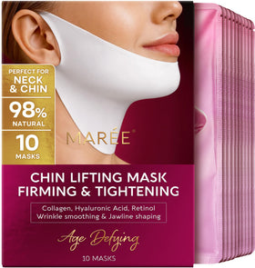 Masque lifting V Line de MAREE, avant utilisation, vue avant