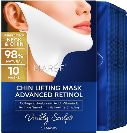 Masque lifting V Line MAREE vue avant avec emballage
