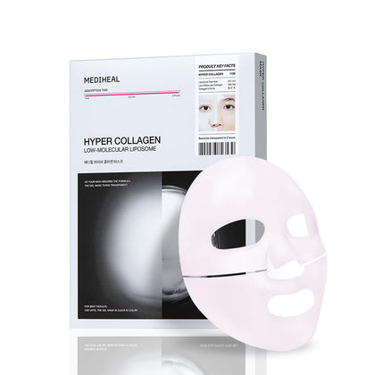 Masque MEDIHEAL au collagène vue avant avec texture gel