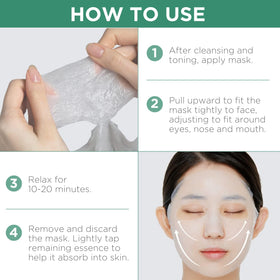 Masque MEDIHEAL Madecassoside, contenu et emballage éco-responsable