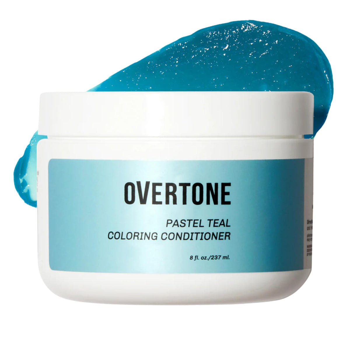 Masque oVertone Pastel Teal 272g vue de face avec design de l'emballage