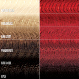 Masque oVertone Ruby Red sur un fond de salle de bain