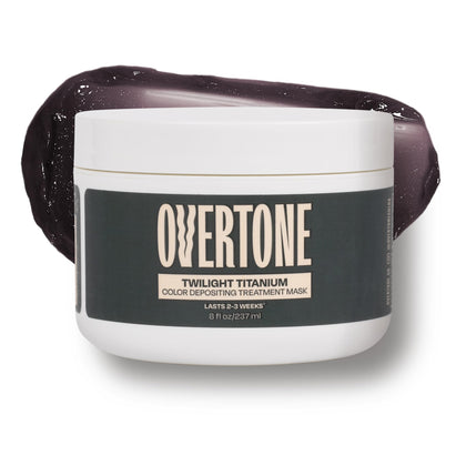 Masque oVertone Twilight Titanium 8 oz vue de face