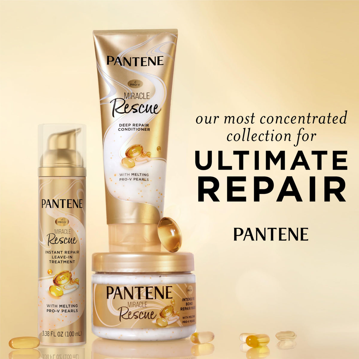 Masque Pantene Miracle Rescue dans un environnement de salle de bain