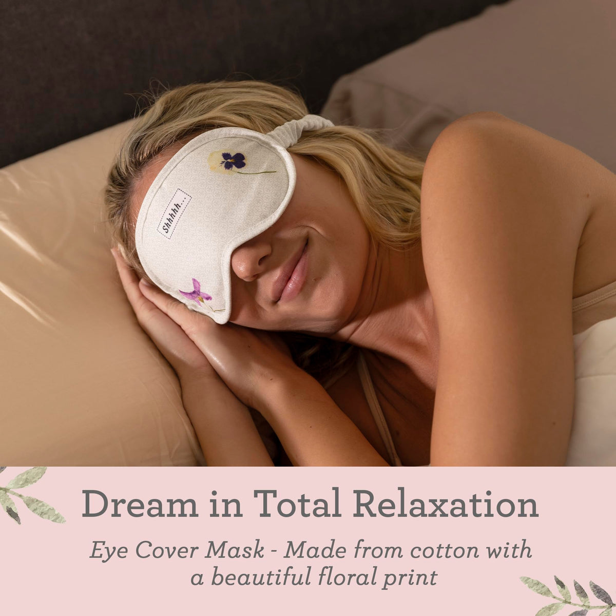 Masque pour les yeux du coffret spa Lizush