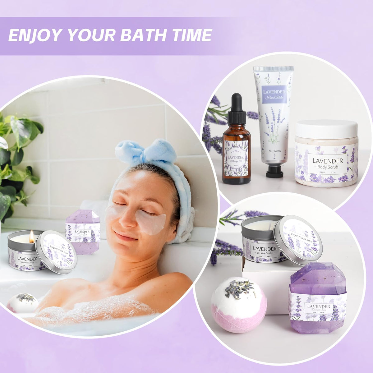 Masque pour les yeux en soie de l'ensemble de spa Frerdui