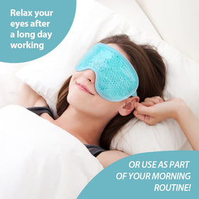 Masque pour les yeux NEWGO en gros plan avec texture douce