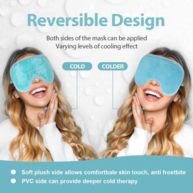 Masque pour les yeux NEWGO sur une table, avec sac de rangement