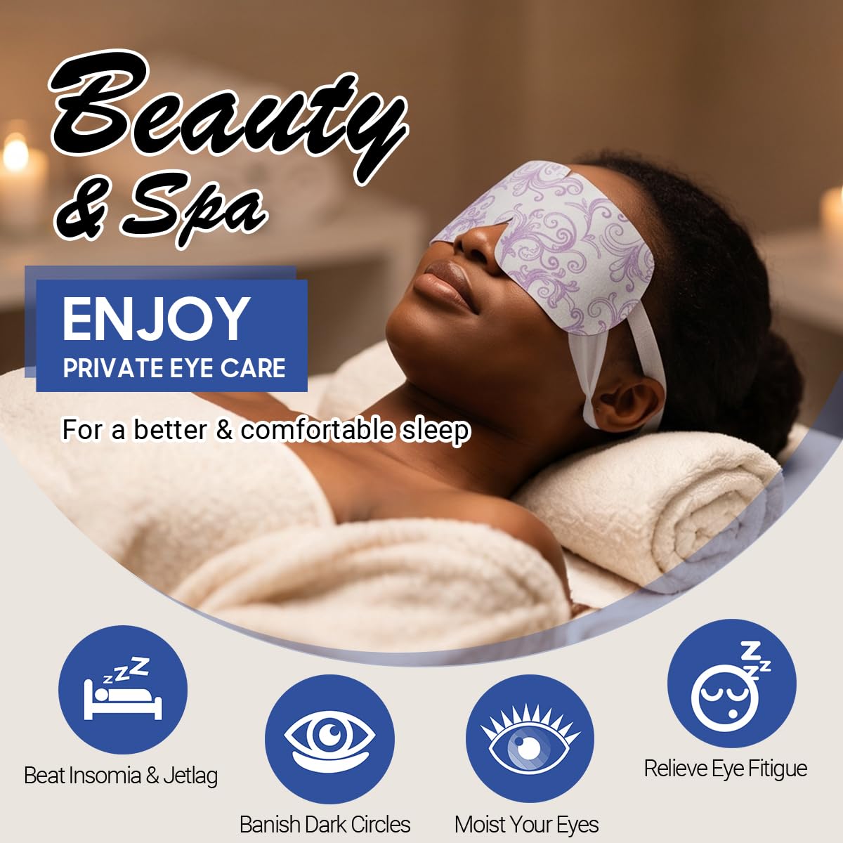 Masque pour les yeux ProCIV en utilisation sur un bureau
