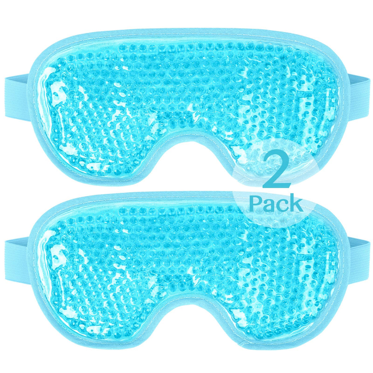 Masque pour les yeux refroidissant NEWGO bleu, vue avant