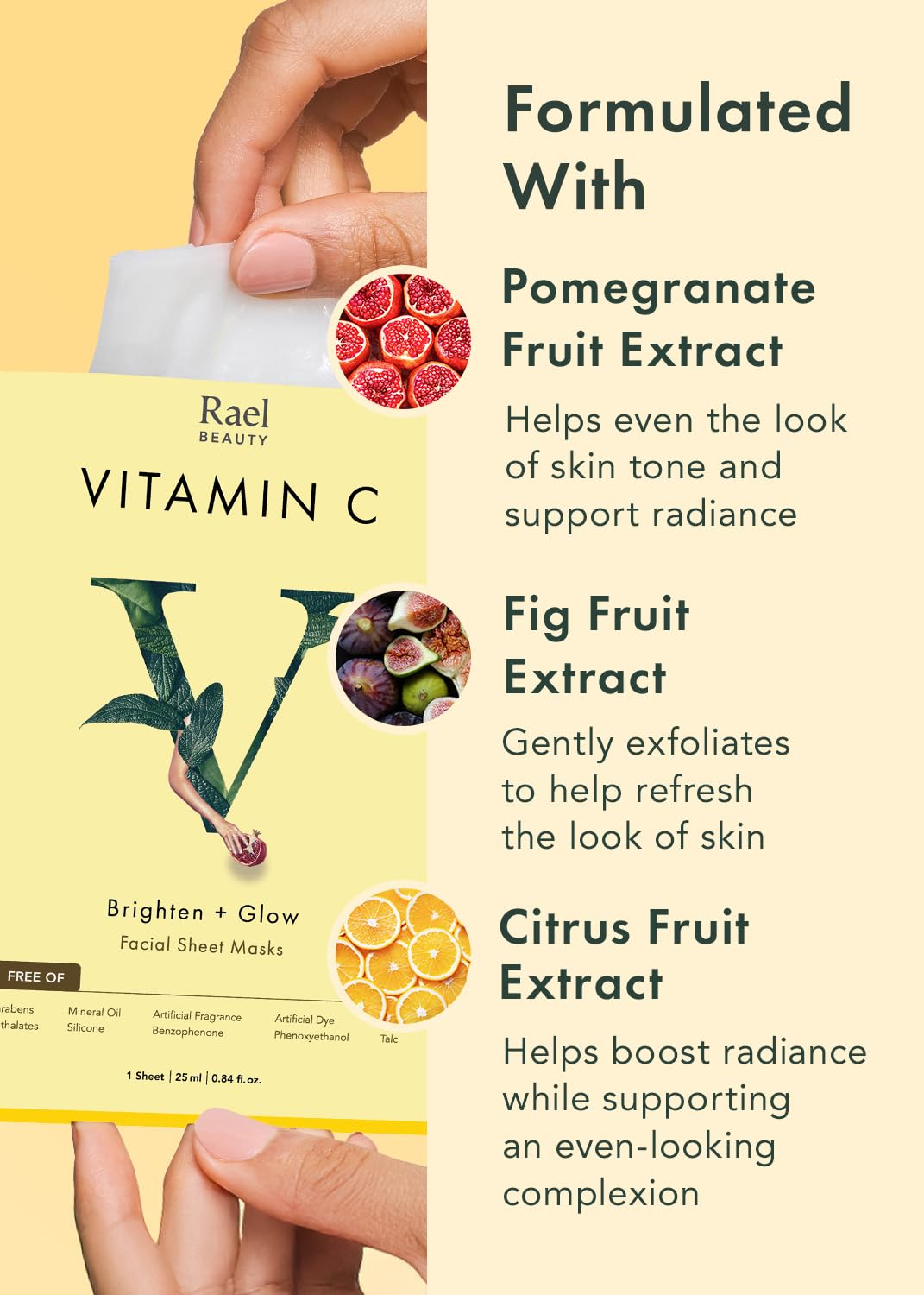 Masque Rael à la vitamine C, mise en scène