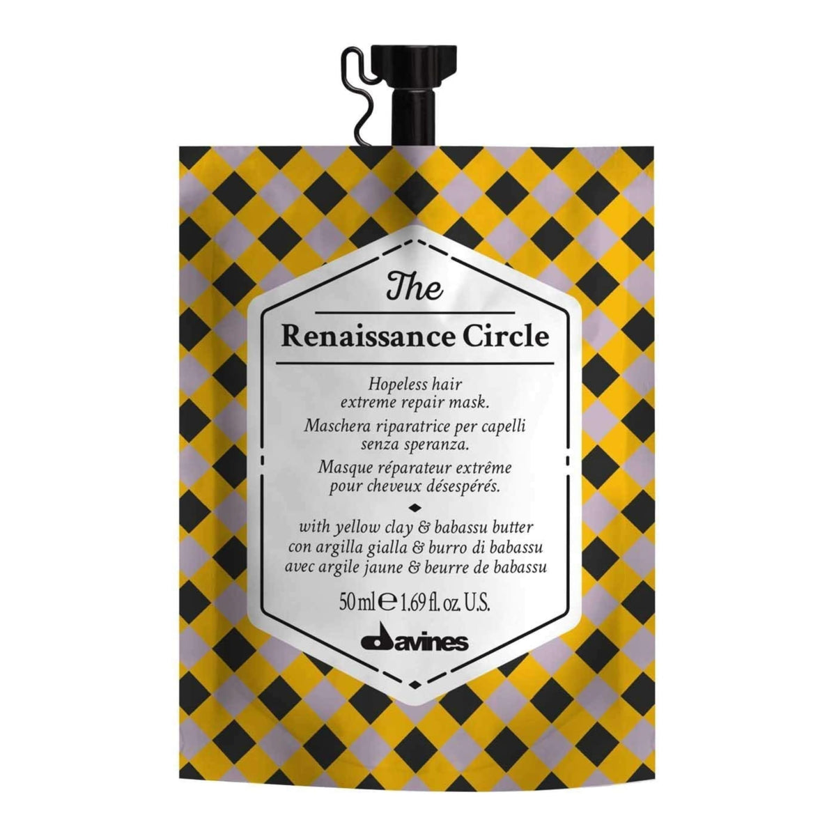 Masque Réparateur Davines Renaissance Circle 50g vue avant