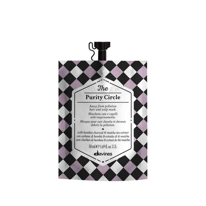 Masque revitalisant Davines 45g en pot, couleur verte