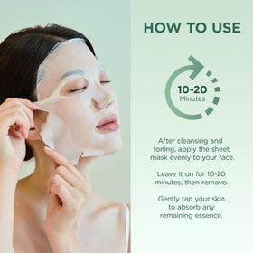 Masque SKIN1004 Centella Tea-Trica avec soin quotidien