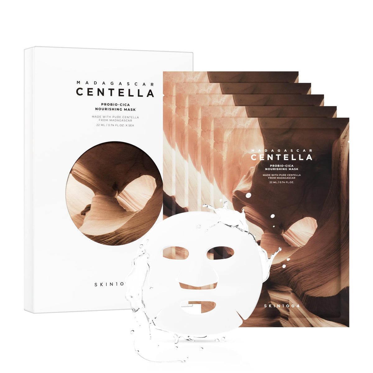 Masque SKIN1004 Probio-Cica avant utilisation dans son emballage