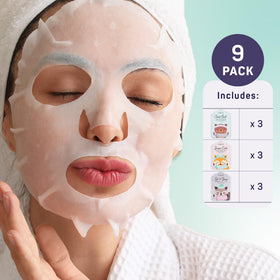 Masque Snow Cute avec cacao et myrtille