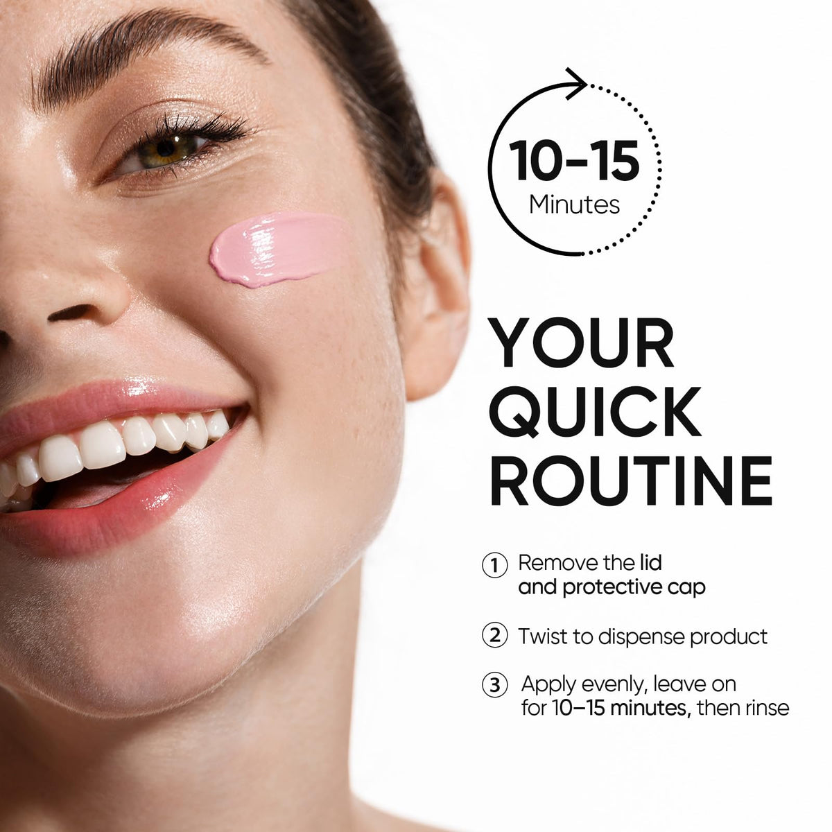 Masque stick SKINTIFIC en utilisation quotidienne