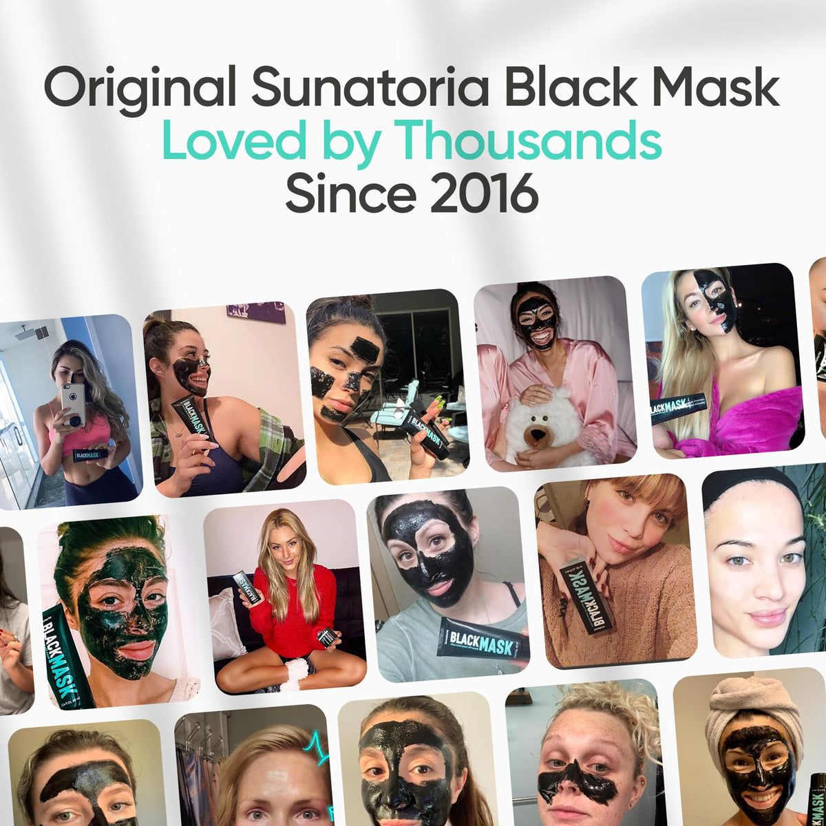 Masque SUNATORIA sur peau fraîche et propre