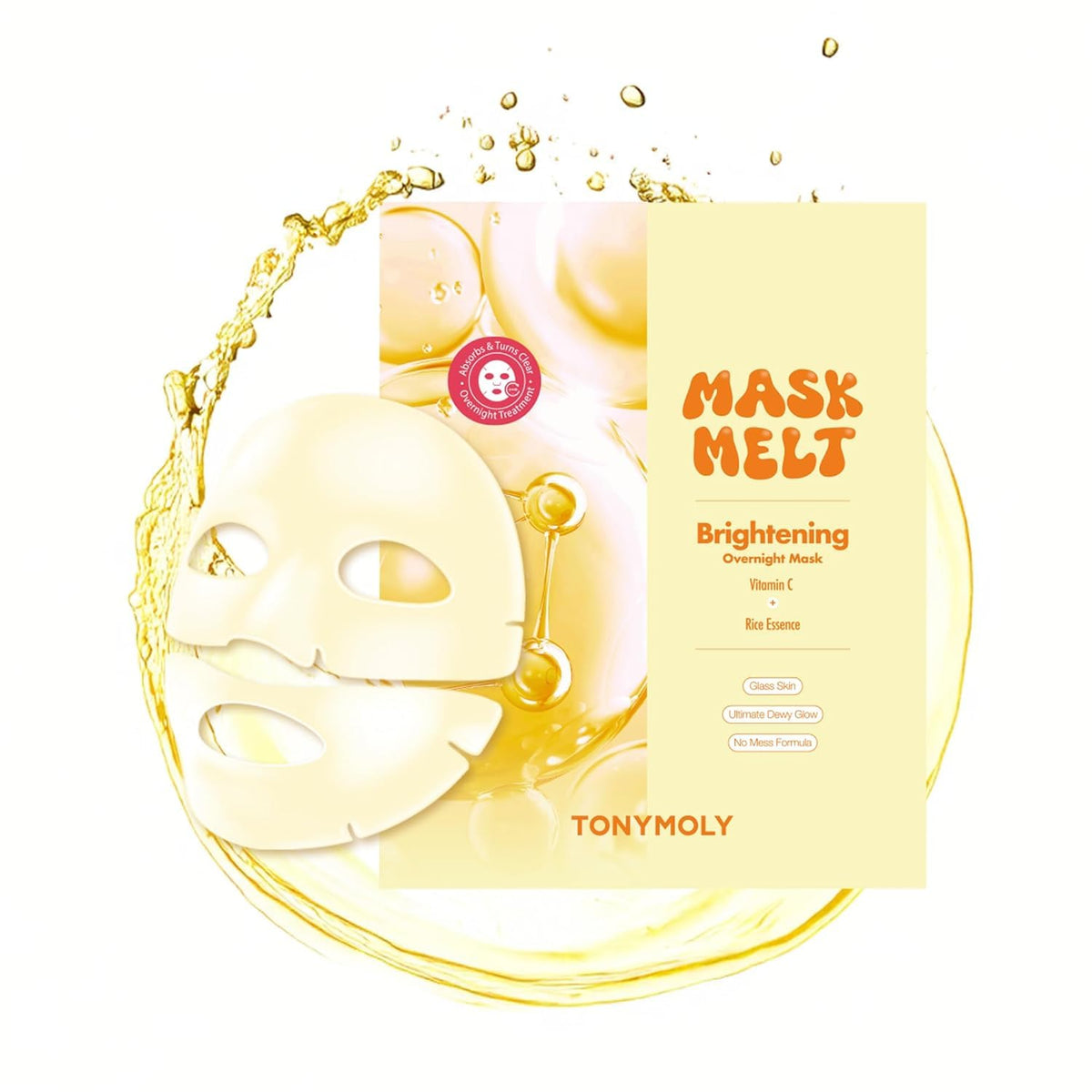 Masque TONYMOLY éclaircissant à la vitamine C et au riz