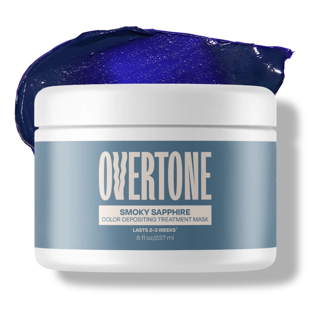 Masque Traitement Colorant oVertone Smoky Sapphire 8 oz vue de face