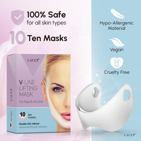 Masque V Lifting LAUER COSMETIC avec ingrédients visibles