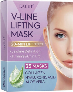 Masque V Line Lifting LAUER COSMETIC, vue avant avec emballage