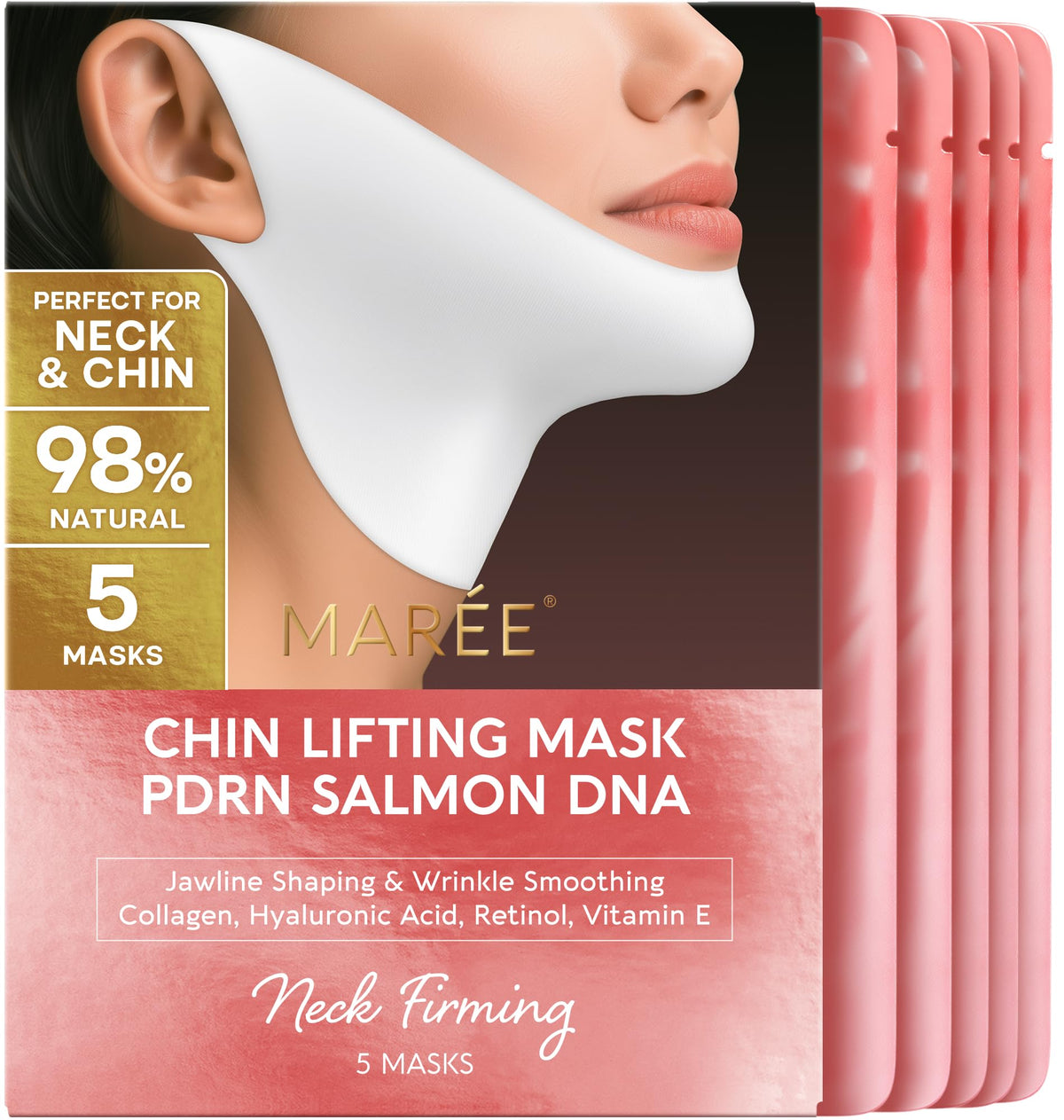Masque V Line Lifting MAREE avec ADN de Saumon, packaging avant