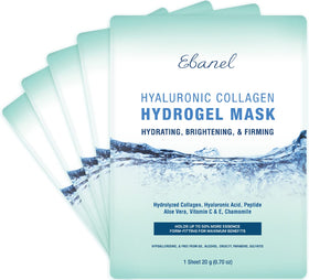 Masque visage hydrogel Ebanel avec acide hyaluronique, vue de face