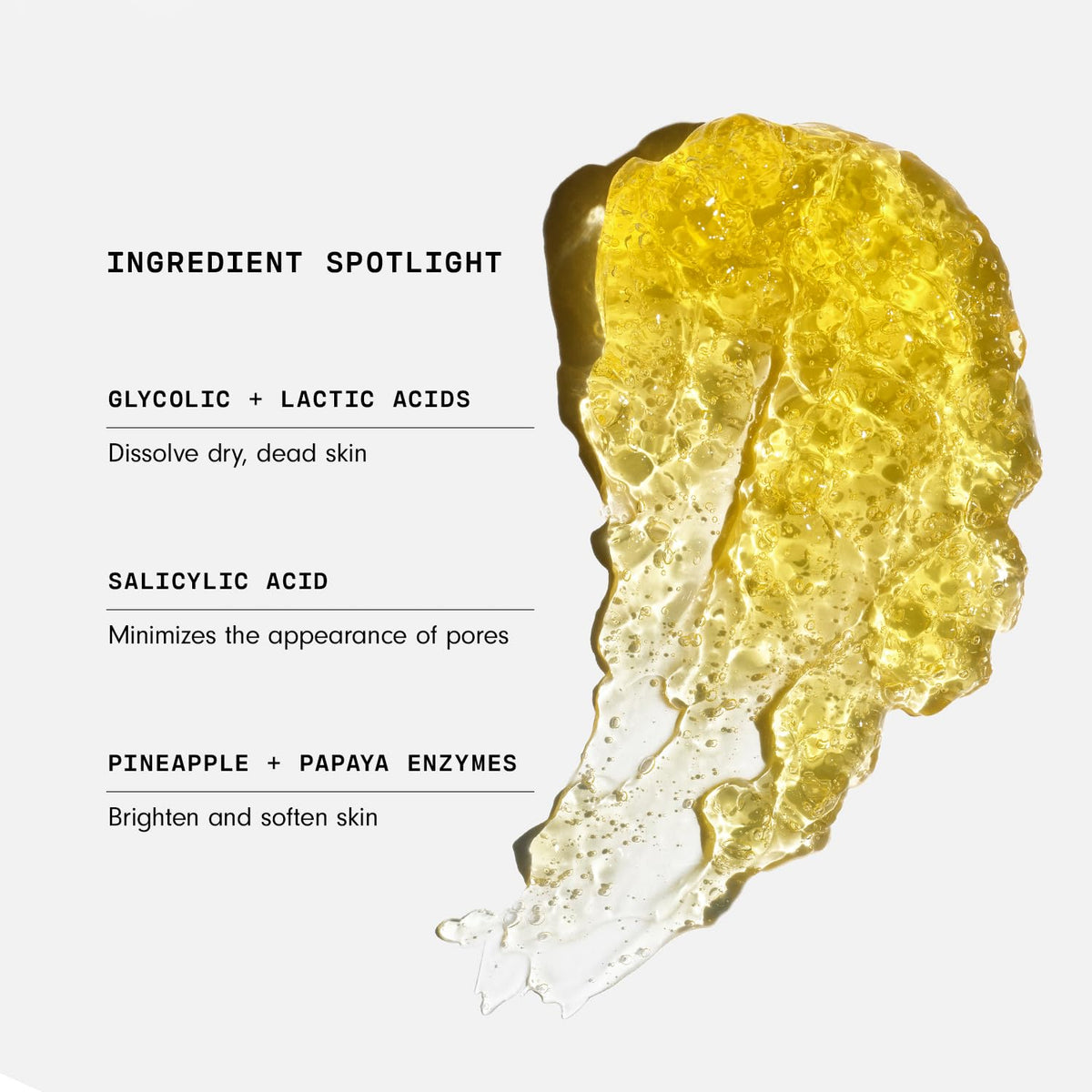 Masque visage Versed après utilisation, peau lumineuse