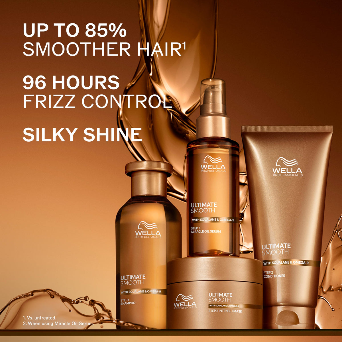 Masque Wella ULTIMATE SMOOTH dans sa boîte
