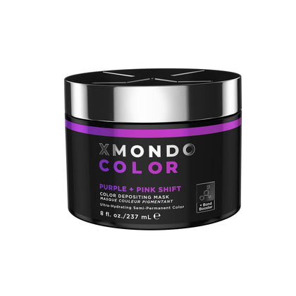 Masque XMONDO couleur violet et rose vue de face
