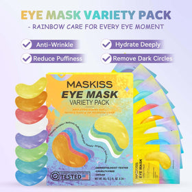 Masques contour des yeux Maskiss en couleur rose avec ingrédients actifs