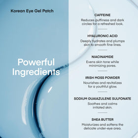 Masques contour des yeux TEREZ & HONOR, utilisation quotidienne