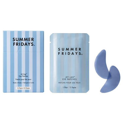 Masques hydratants pour les yeux Jet Lag de Summer Fridays - packaging avant