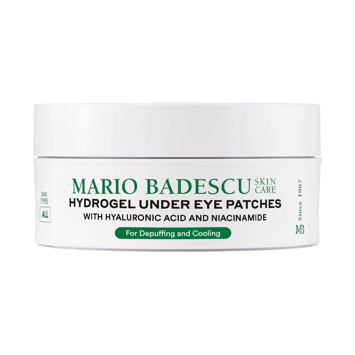 Masques hydrogel Mario Badescu avec ingrédients clés