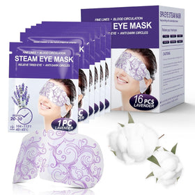 Masques pour les yeux chauffants ProCIV en lavande, vue de face