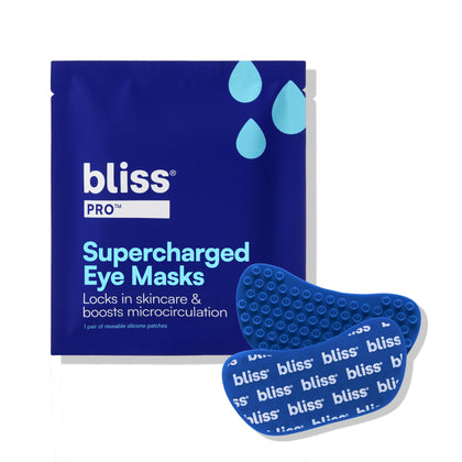 Masques sous les yeux Bliss en silicone, vue de face