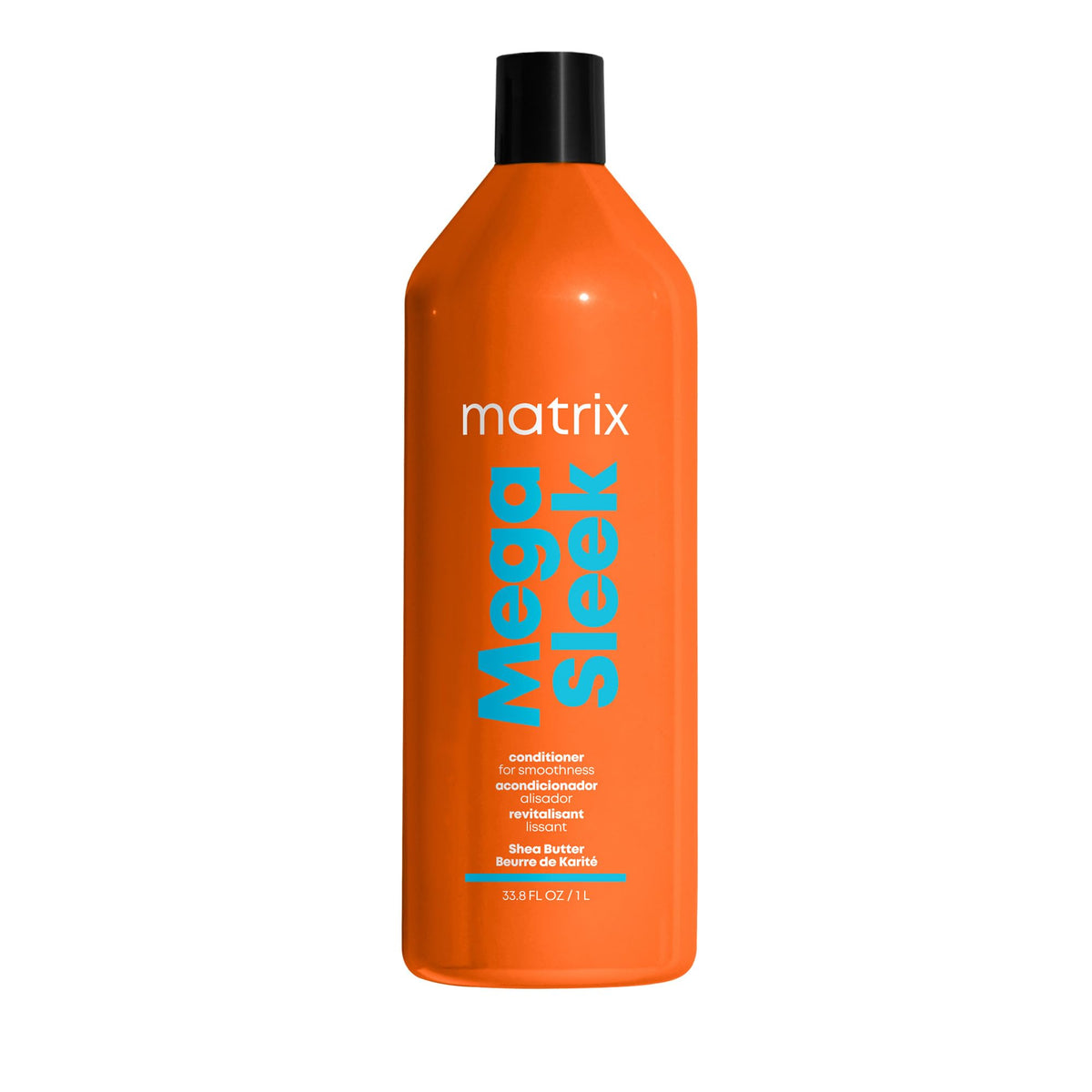 MATRIX Après-Shampoing Mega Sleek 1000ml vue avant avec texture crémeuse