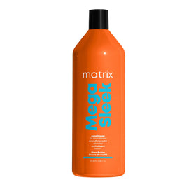 MATRIX Après-Shampoing Mega Sleek 1000ml vue avant avec texture crémeuse
