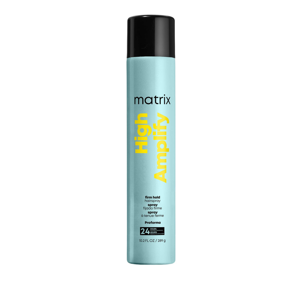 MATRIX High Amplify Hairspray 358g vue de face avec bouchon