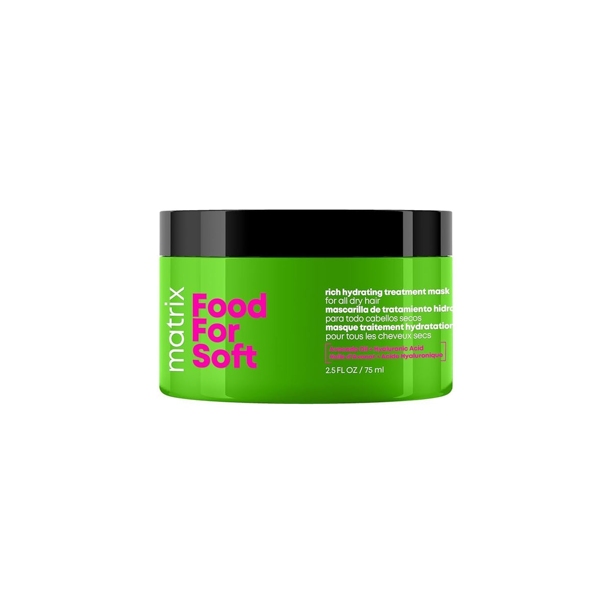 MATRIX masque hydratant 91g vue avant avec couvercle