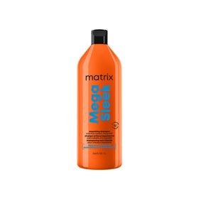 MATRIX Shampoo Mega Sleek 1000ml vue avant avec bouchon noir