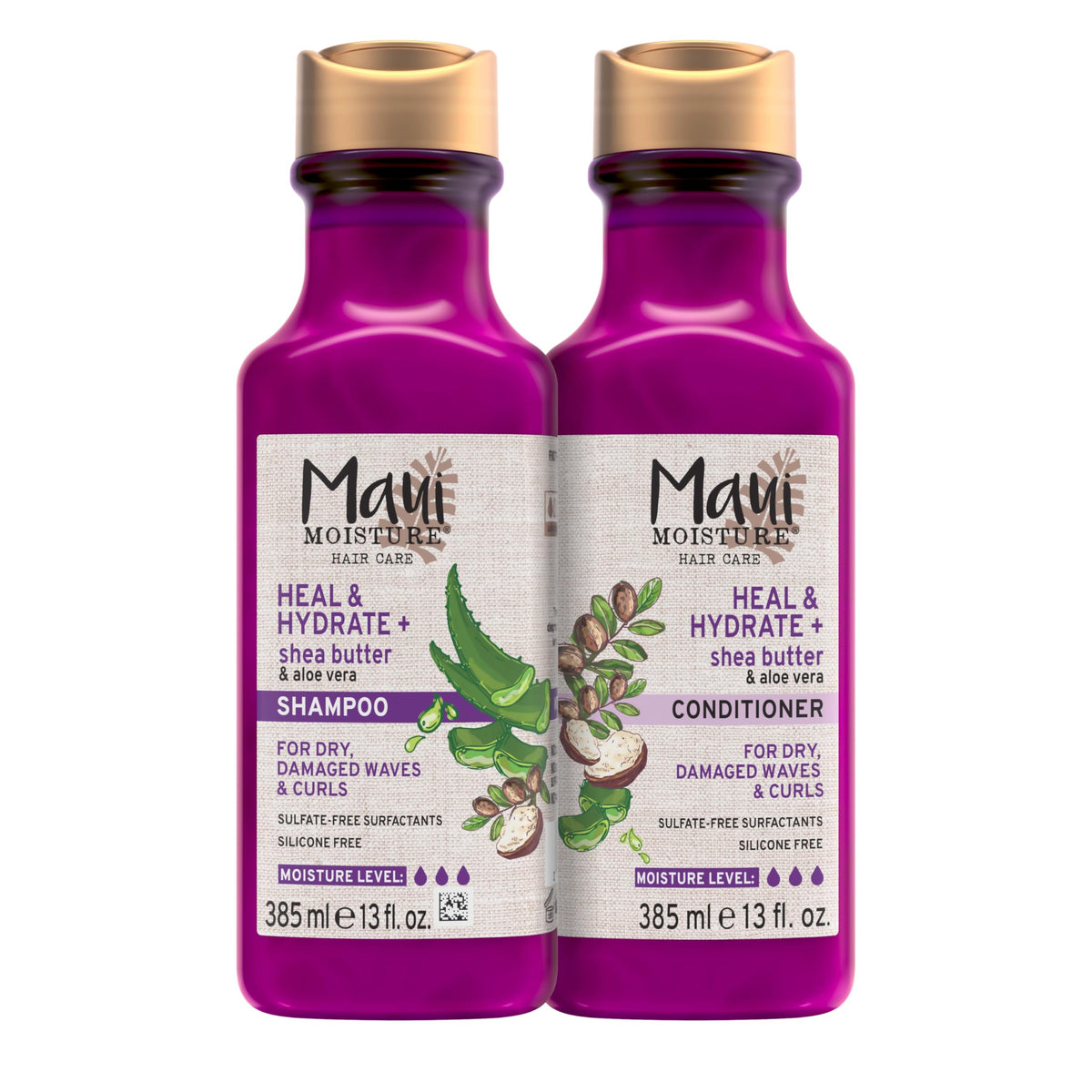 Maui Moisture ensemble soin cheveux hydratant au beurre de karité face