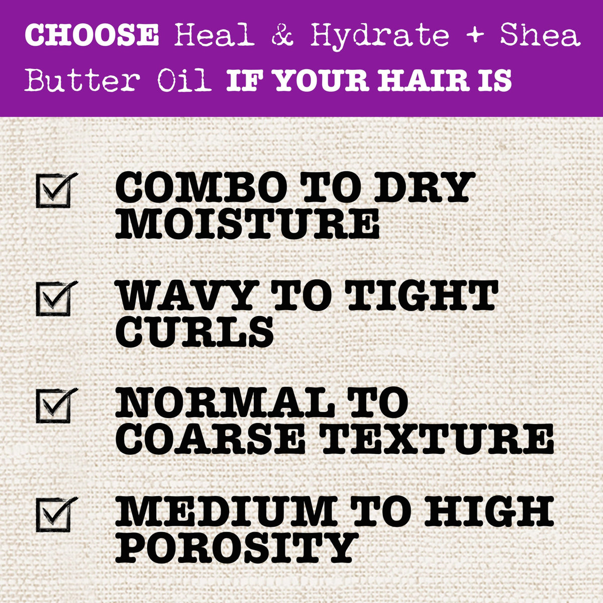 Maui Moisture ensemble soin cheveux hydratant au beurre de karité sur fond blanc