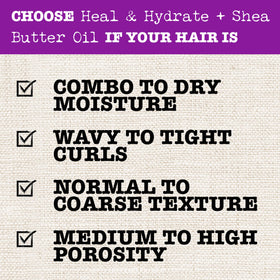 Maui Moisture ensemble soin cheveux hydratant au beurre de karité sur fond blanc