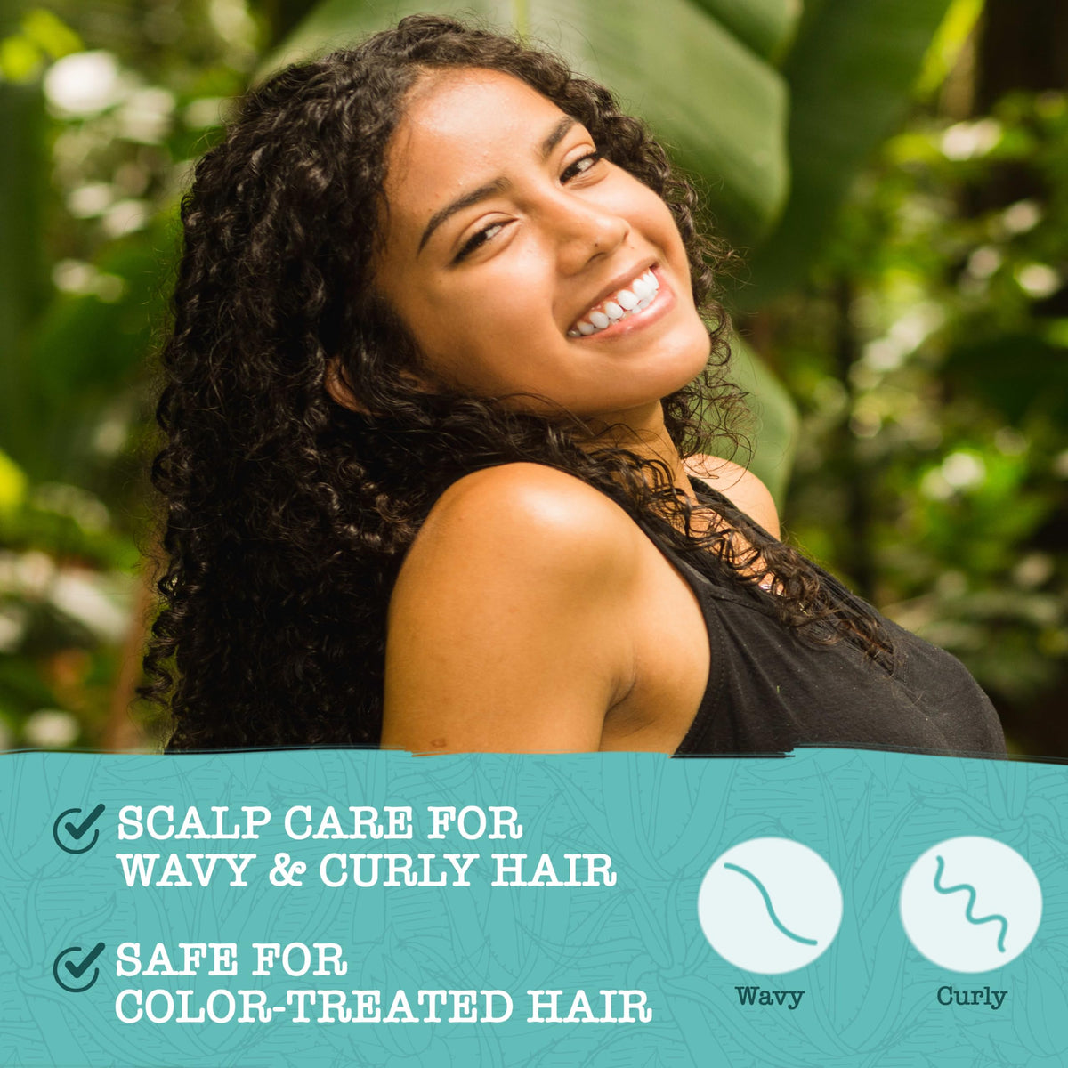 Maui Moisture Shampoo Clarifiant 440g application sur cheveux