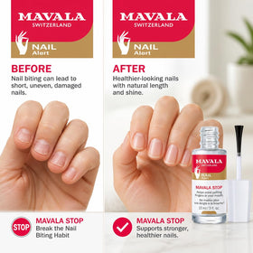 MAVALA Stop Vernis Détachant pour Ongles 10 ml - application sur un ongle