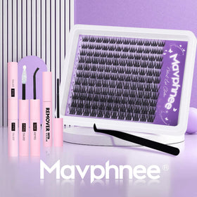 Mavphnee Kit de Cils en Pétales avec présentation élégante