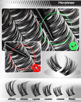 Mavphnee Pince de Précision pour Application des Cils