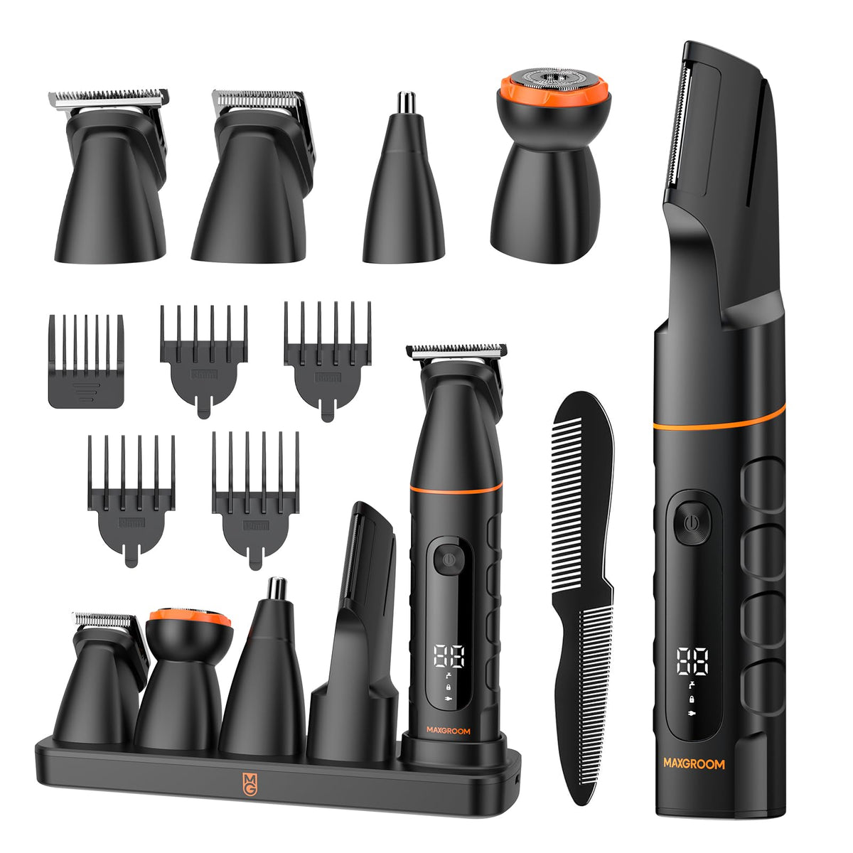 MAXGROOM tondeuse à poils et barbe étanche vue de face